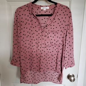 Alice Blue Mauve Cat Blouse